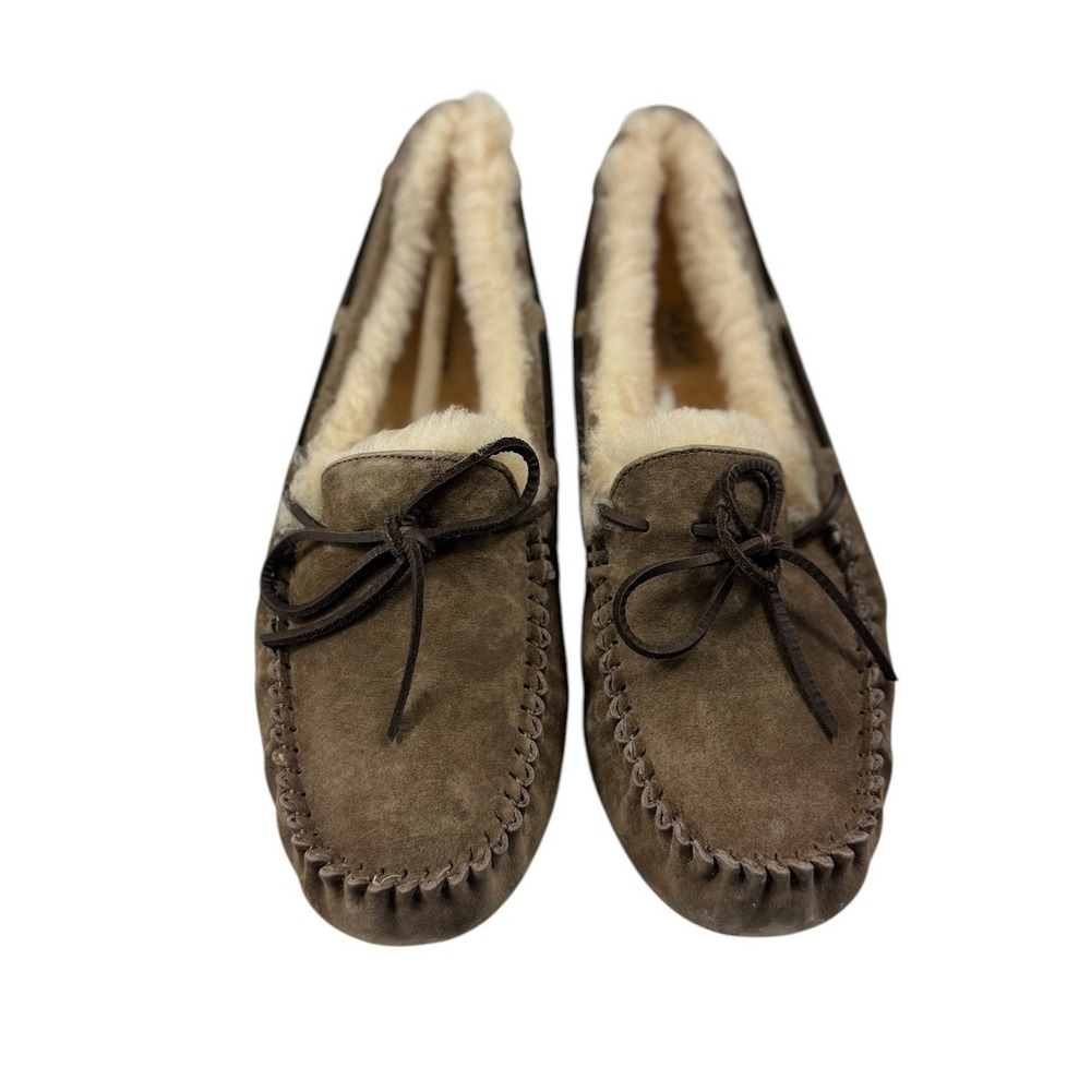UGG Australia Dakota 5612 Women 11 Suede Moccasin Slipper Dolphin Grey DLF NEW